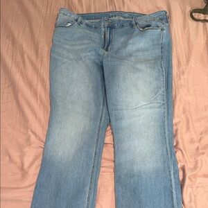 Old Navy Light Blue Flare Jeans